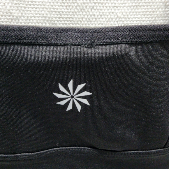 Athleta Pullover Black Sports Bra - Size Large - Picture 4 of 8